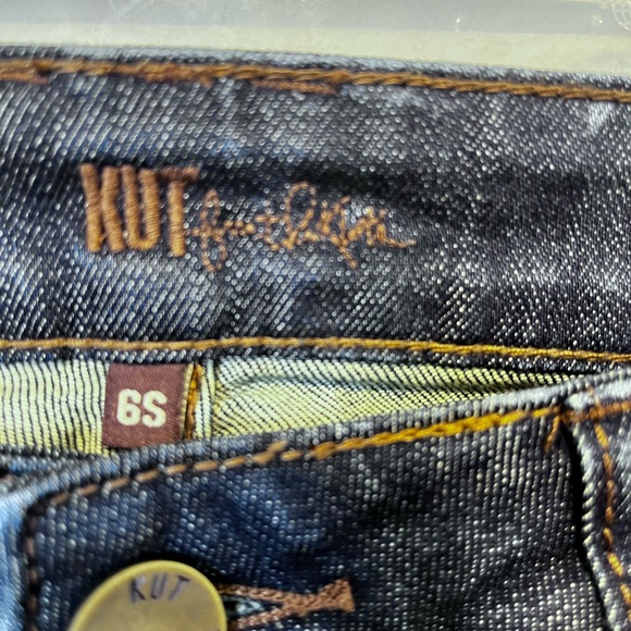 Kut From the Kloth Womens Natalie High Rise Bootcut Denim Dark Blue Jeans Sz 6S - Picture 4 of 12